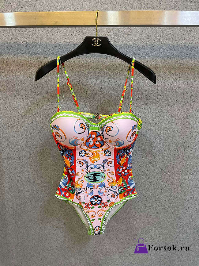 Fortok Versace Swimsuit Colorful - 1