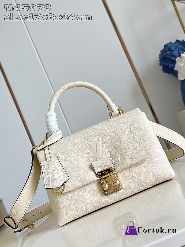 Fortok Louis Vuitton Madeleine BB Off-White 24*17*8.5Cm  - 1
