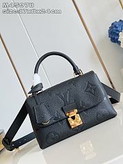 Fortok Louis Vuitton Madeleine BB Black 24*17*8.5Cm  - 1