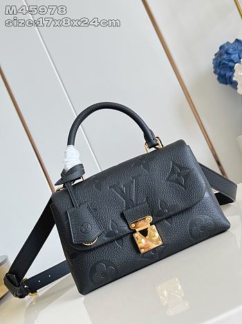 Fortok Louis Vuitton Madeleine BB Black 24*17*8.5Cm 