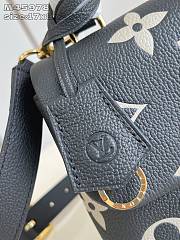 Fortok Louis Vuitton Madeleine BB Black Monogram Off-White 24*17*8.5Cm  - 6