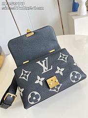 Fortok Louis Vuitton Madeleine BB Black Monogram Off-White 24*17*8.5Cm  - 5