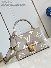Fortok Louis Vuitton Madeleine BB Beige Monogram Off-White 24*17*8.5Cm  - 1