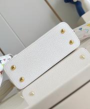 Fortok Louis Vuitton x TM Capucines Mini White 21*14*8Cm - 3
