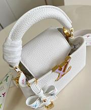 Fortok Louis Vuitton x TM Capucines Mini White 21*14*8Cm - 5