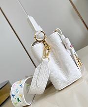 Fortok Louis Vuitton x TM Capucines Mini White 21*14*8Cm - 4