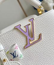 Fortok Louis Vuitton x TM Capucines Mini White 21*14*8Cm - 6