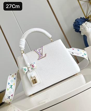 Fortok Louis Vuitton x TM Capucines White 27*17.3*9Cm