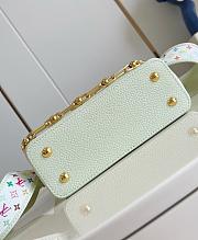 Fortok Louis Vuitton x TM Capucines Mini Green Tea 21*14*8Cm - 4