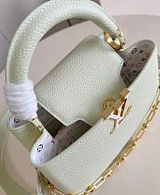 Fortok Louis Vuitton x TM Capucines Green Tea 27*17.3*9Cm - 3