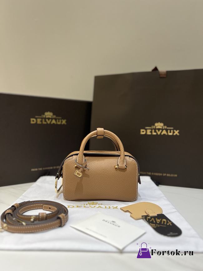 Fortok Delvaux Cool Box Nano Brown 16.5/7.5/11cm - 1