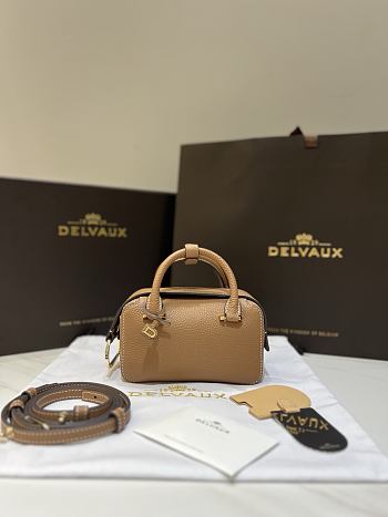 Fortok Delvaux Cool Box Nano Brown 16.5/7.5/11cm
