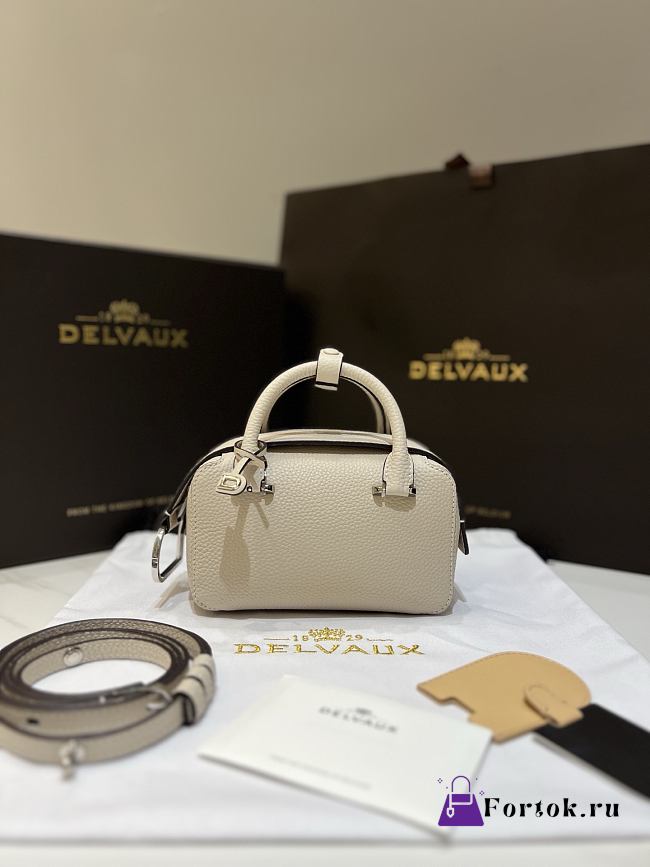Fortok Delvaux Cool Box Nano Beige 16.5/7.5/11cm - 1