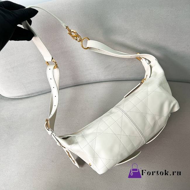 Fortok Dior D-Journey Bag White 25.5-14.5-14cm - 1