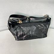 Fortok Dior D-Journey Bag Black Shiny Leather 25.5-14.5-14cm - 1