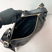 Fortok Dior D-Journey Bag Black Shiny Leather 25.5-14.5-14cm - 2