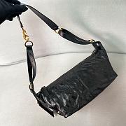Fortok Dior D-Journey Bag Black Shiny Leather 25.5-14.5-14cm - 4