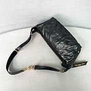Fortok Dior D-Journey Bag Black Shiny Leather 25.5-14.5-14cm - 3