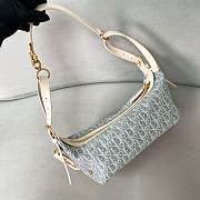 Fortok Dior D-Journey Bag Blue 25.5-14.5-14cm - 4