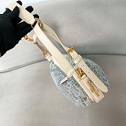 Fortok Dior D-Journey Bag Blue 25.5-14.5-14cm - 3