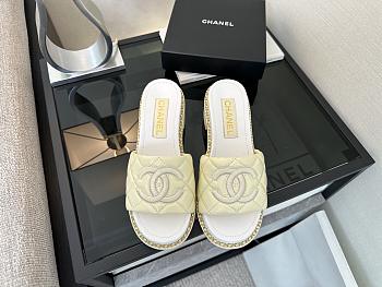 Fortok Chanel Pump Baby Yellow 