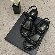 Fortok Chanel Sandals Black 01 - 3