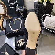 Fortok Chanel Slingback Black Flower - 2