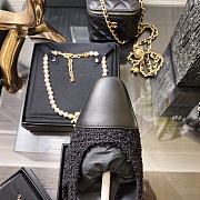 Fortok Chanel Slingback Black Flower - 3