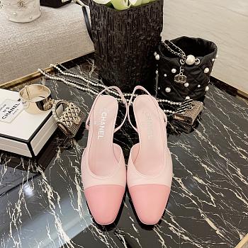 Fortok Chanel Slingback Baby Pink