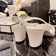 Fortok Chanel Slingback White - 6