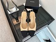 Fortok Chanel Slingback Beige - 1