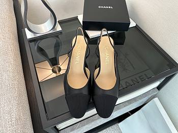 Fortok Chanel Slingback Black