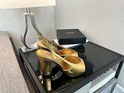 Fortok Chanel Slingback Gold - 5