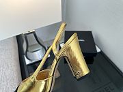 Fortok Chanel Slingback Gold - 2