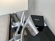 Fortok Chanel Slingback Silver - 5