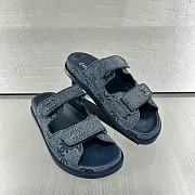 Fortok Chanel Sandals Denim - 4