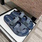 Fortok Chanel Sandals Denim - 2