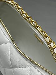 Fortok Chanel Hobo Bag White 17-26-8.5cm - 4