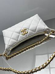 Fortok Chanel Hobo Bag White 17-26-8.5cm - 3