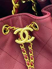 Fortok Chanel 25 Rouge Bag 30 x 26 x 14cm - 6