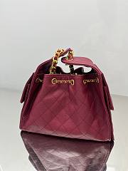 Fortok Chanel 25 Rouge Bag 30 x 26 x 14cm - 2