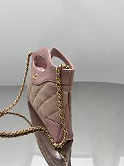 Fortok Chanel 25ss Nano Bag Pink 17.5*20.5*4cm - 5