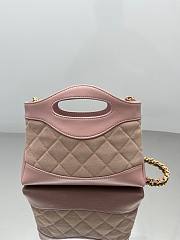 Fortok Chanel 25ss Nano Bag Pink 17.5*20.5*4cm - 3