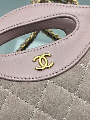 Fortok Chanel 25ss Nano Bag Pink 17.5*20.5*4cm - 2