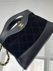 Fortok Chanel 25ss Nano Bag Black 17.5*20.5*4cm - 3
