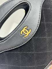 Fortok Chanel 25ss Nano Bag Black 17.5*20.5*4cm - 2