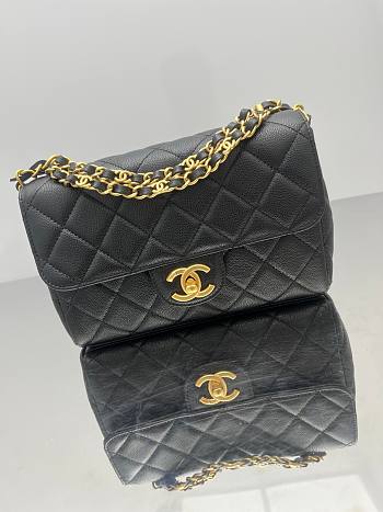 Fortok Chanel Flap Bag 25ss Black 21-14-5.5cm