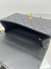 Fortok Chanel Flap Bag 25ss Black 21-14-5.5cm - 5