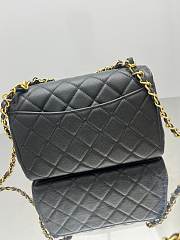 Fortok Chanel Flap Bag 25ss Black 26-16-7.5cm - 3