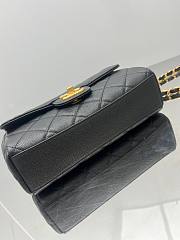 Fortok Chanel Flap Bag 25ss Black 26-16-7.5cm - 2